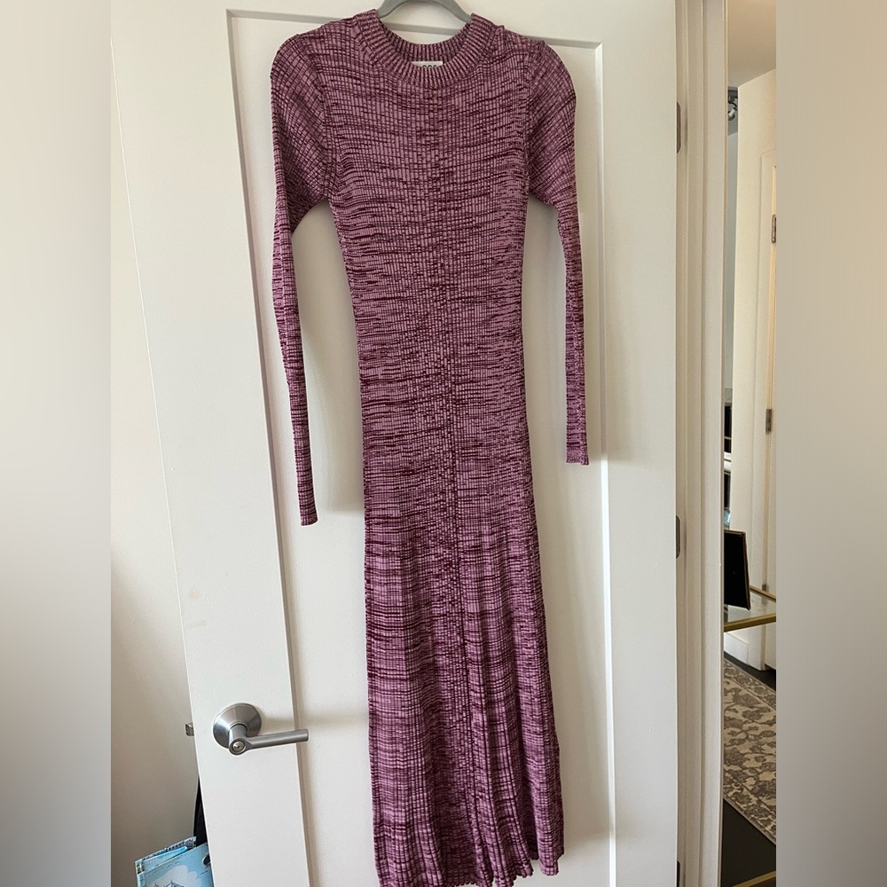 COS Melange Ribbed Midi Dress- worn once!
